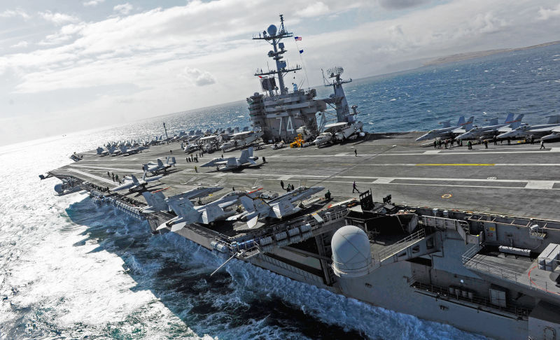 American Warships in the South China Sea Annoy China