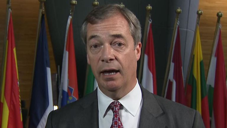 Brexit Party will not Contest 317 Tory-Won Seats, Farage Says