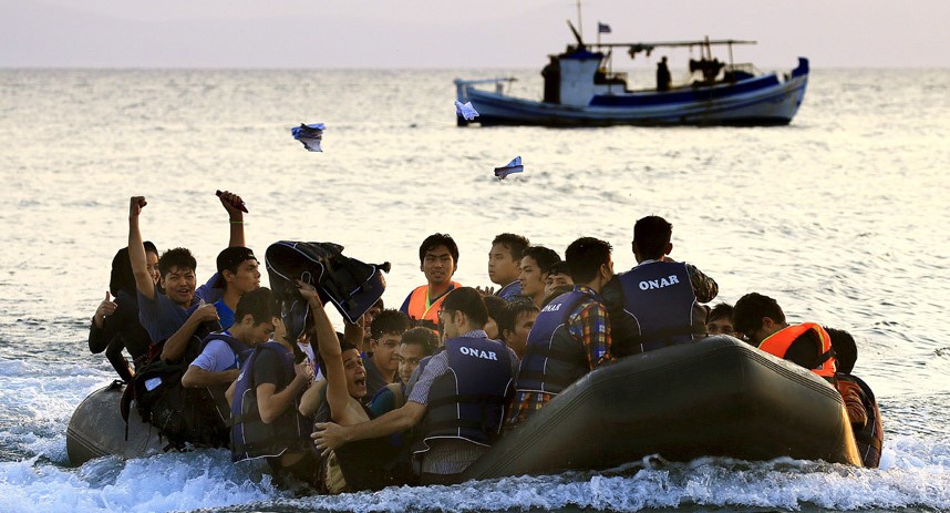 A Record Number of Migrants on Greek Islands