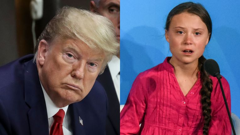 Trump Lashes Out at Thunberg: Ridiculous that She is Person of the Year