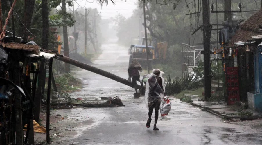 Severe Cyclone Yaas Made Landfall in India